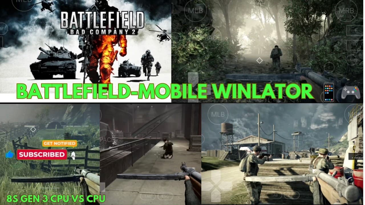 Battlefield Bad Company 2 PC Gameplay on Mobile — Winlator Emulator Guide