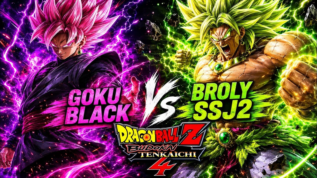 Goku Black vs Broly SSJ2 🔥 Full Battle | DBZ BT4 Mobile (NetherSX2)