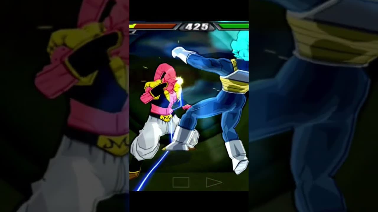 Vegeta vs Buu Battle DBZ BT4